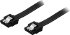 Deltaco, SATA-kabel, SATA 6Gb/s, lås-clips, rak-rak, 1m, svart Deltaco, SATA-kabel, SATA 6Gb/s, lås-clips, rak-rak, 1m, svart