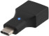 Deltaco USB 2.0 adapter, Typ C - Typ A ho, svart Deltaco USB 2.0 adapter, Typ C - Typ A ho, svart