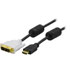 Deltaco, HDMI ha - DVI-D Single Link ha, 1m