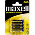 Maxell batterier, AAA (LR03), Super Alkaline, 1,5 V, 4-pack Maxell batterier, AAA (LR03), Super Alkaline, 1,5 V, 4-pack