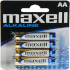 Maxell Alkaline, LR06 / AA batterier, alkaliska, 1,5V, 4-pack