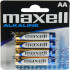 Maxell Alkaline, LR06 / AA batterier, alkaliska, 1,5V, 4-pack Maxell Alkaline, LR06 / AA batterier, alkaliska, 1,5V, 4-pack