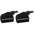 Deltaco, SCART-kabel, fullkopplad, ha - ha, 0,5m Deltaco, SCART-kabel, fullkopplad, ha - ha, 0,5m
