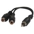 Deltaco, Y-adapter 1xRCA ha till 2xRCA ho Deltaco, Y-adapter 1xRCA ha till 2xRCA ho