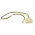 Deltaco, Adapterkabel 4-pins till 2-pins kontakt, 30cm Deltaco, Adapterkabel 4-pins till 2-pins kontakt, 30cm
