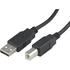 Deltaco, USB 2.0 kabel Typ A hane - Typ B hane 2m, svart Deltaco, USB 2.0 kabel Typ A hane - Typ B hane 2m, svart
