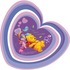 Disney, Nalle Puh hjärtformad Musmatta, gummi Disney, Nalle Puh hjärtformad Musmatta, gummi