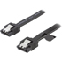 Deltaco, SATA-kabel, SATA 6Gb/s, lås-clips, rak-rak, 0,5m, svart Deltaco, SATA-kabel, SATA 6Gb/s, lås-clips, rak-rak, 0,5m, svart