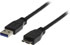 Deltaco USB 3.0 kabel, Typ A ha - Typ Micro B ha, 1m, blå
