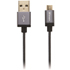 Verbatim Micro B Sync och Charge - USB Typ micro B ha - USB Typ A ha, 1,2m, svart/grå